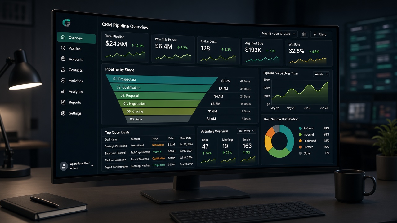 Custom software and business dashboards