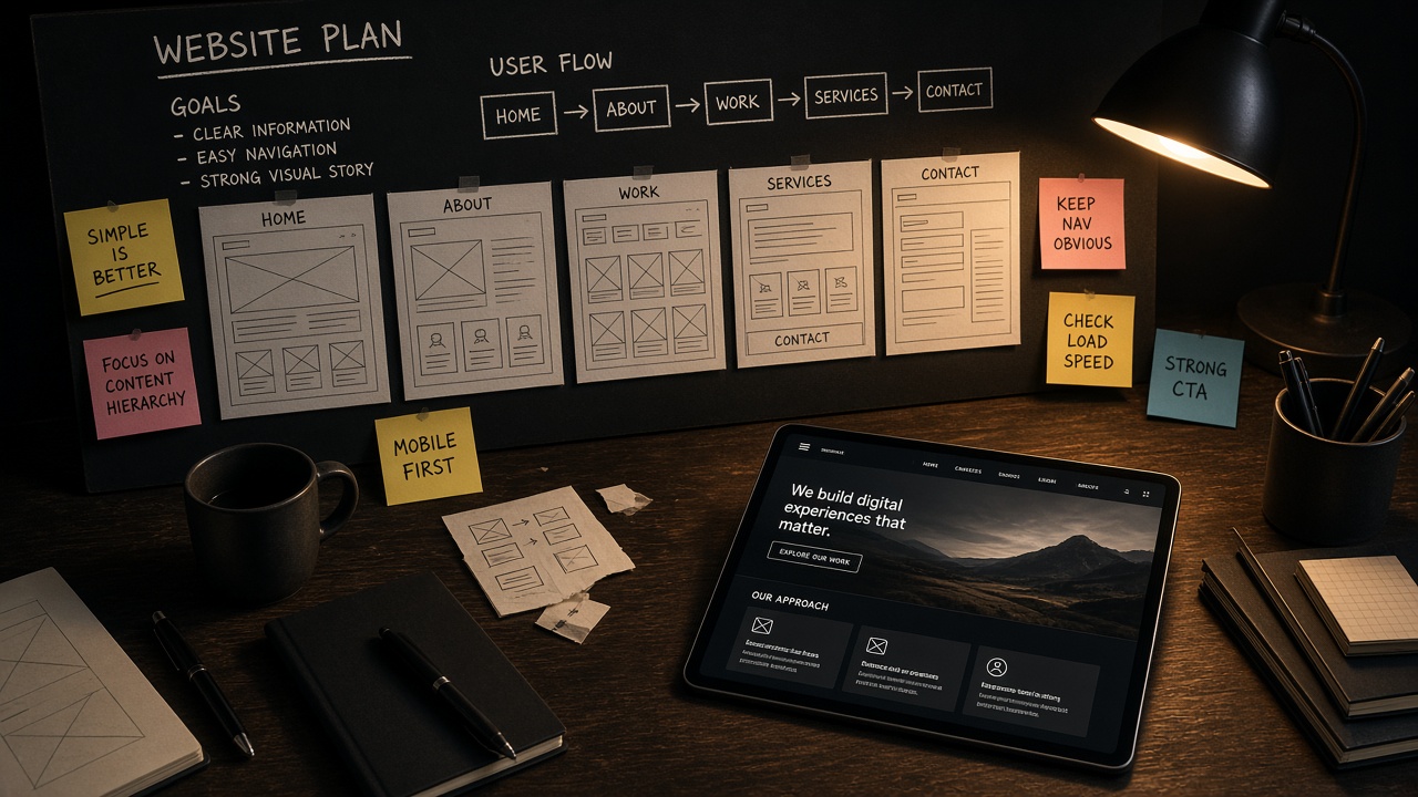 How we work on website projects